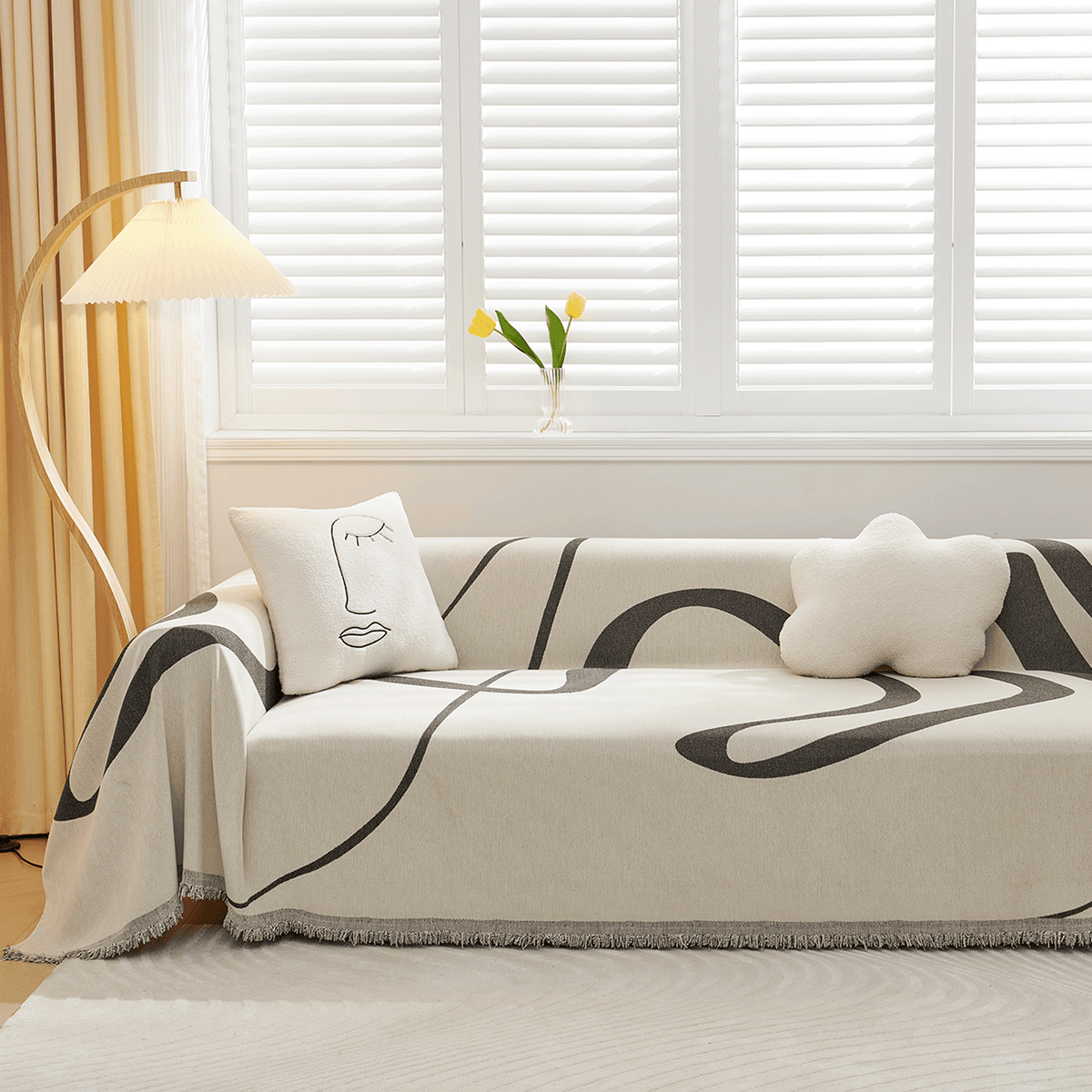 Sofa Throw – Abstract Muse – Abstract Haze