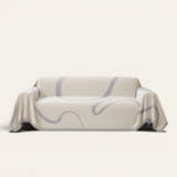 Sofa Throw – Abstract Muse – Monochrome Wave