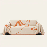 Sofa Throw – Abstract Muse – Sunset Stream