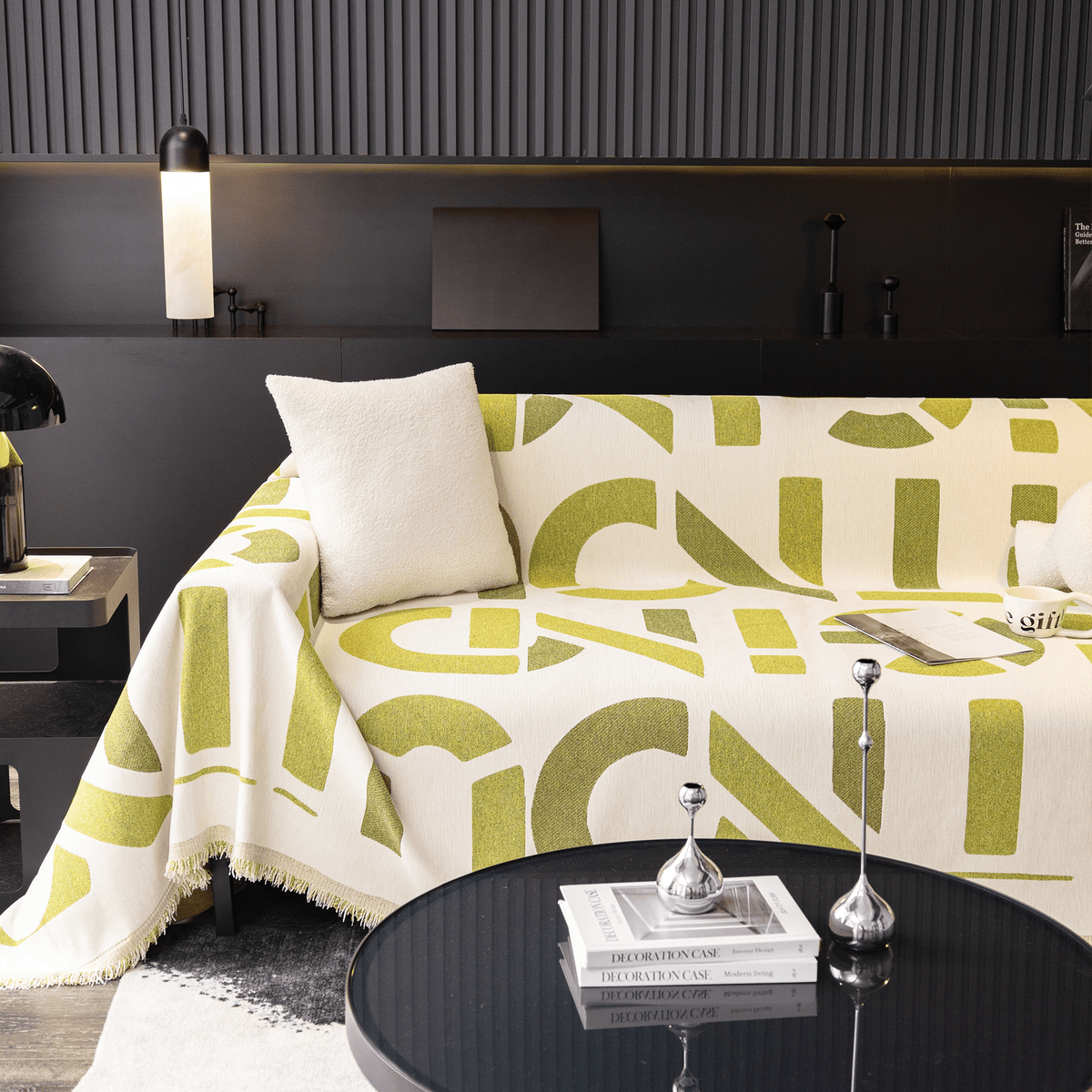 Sofa Throw – Abstract Narratives – Whispering Fern