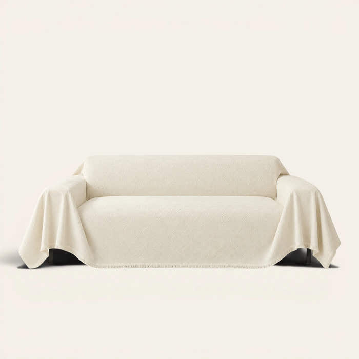 Sofa Throw – Artisan Cooling – Ivory Cloud