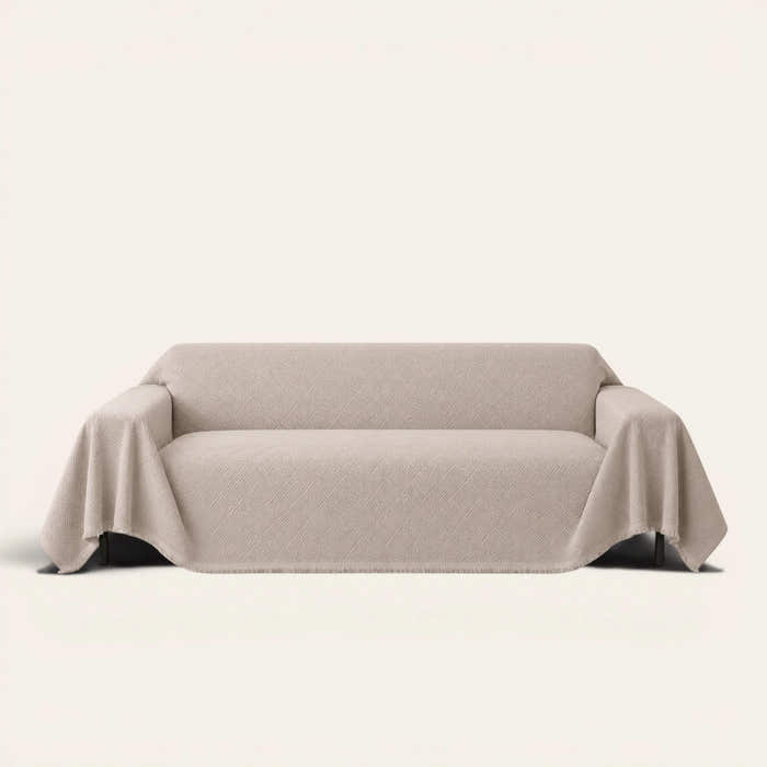 Sofa Throw – Artisan Cooling – Shell Taupe