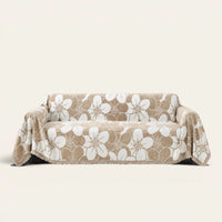 Sofa Throw – Bloom Elegance – Mocha Latte