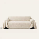 Sofa Throw – Breeze Lattice – Ivory Pearl