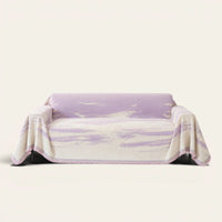 Sofa Throw – Brushwave Chenille – Lavender Drift