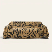 Sofa Throw – Contemporary Tribal – Ebony Sand