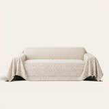 Sofa Throw – Luxe Heritage – Oat Ivory