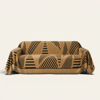 Sofa Throw – Modern Jungle – Savanna Earth