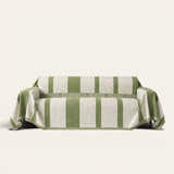 Sofa Throw – Modern Stripe – Forest Green